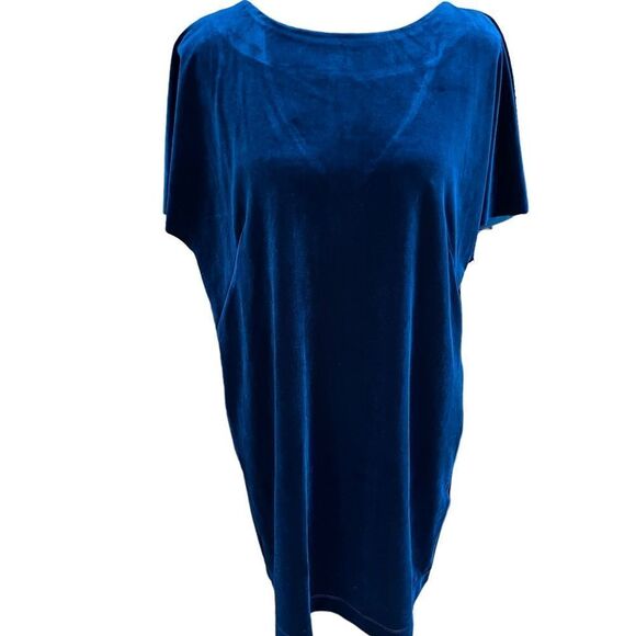 NEW with tags Felicity & Coco velvet flutter sleeve mini dress, size MP. - Picture 5 of 10